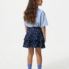 Mini faldas pantalón de jersey para niña | Flor Mini faldas pantalón de jersey para niña | Flor