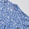 Minivestido de mujer con estampado, cuello en V y camisas de manga larga Minivestido de mujer con estampado, cuello en V y camisas de manga larga