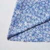 Minivestido de mujer con estampado, cuello en V y camisas de manga larga Minivestido de mujer con estampado, cuello en V y camisas de manga larga