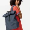 Mochila unisex con cierre enrollable Mochila unisex con cierre enrollable