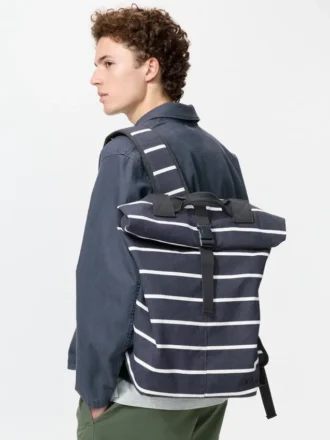Mochila unisex con cierre enrollable | Rayas