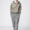 Pantalones anchos acampanados con pliegues unisex