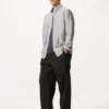 Pantalones anchos con pliegues para hombre | Altura larga Pantalones anchos con pliegues para hombre | Altura larga