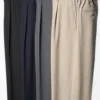 Pantalones anchos con pliegues para hombre | Altura larga Pantalones anchos con pliegues para hombre | Altura larga