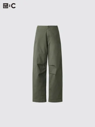 Pantalones anchos de algodón para mujer