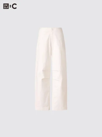 Pantalones anchos de algodón para mujer
