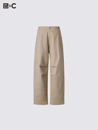 Pantalones anchos de algodón para mujer