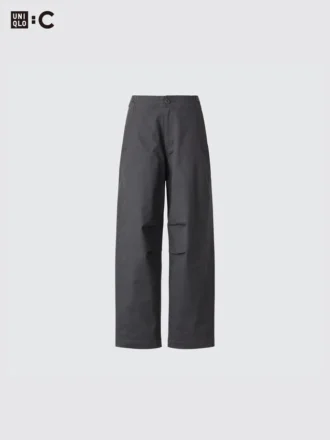 Pantalones anchos de algodón para mujer