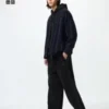 Pantalones anchos de felpa unisex