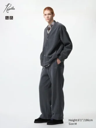 Pantalones anchos de felpa unisex