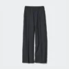 Pantalones anchos de jersey cepillado para mujer Pantalones anchos de jersey cepillado para mujer