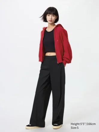 Pantalones anchos elegantes para mujer