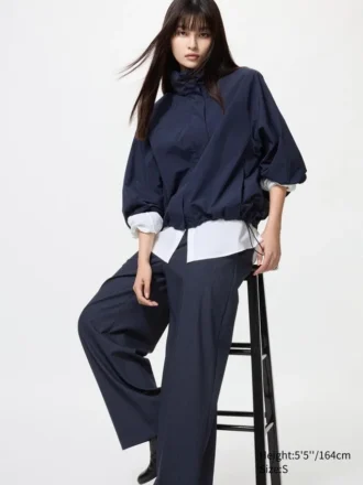 Pantalones anchos elegantes para mujer | A rayas