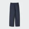 Pantalones anchos elegantes para mujer | A rayas Pantalones anchos elegantes para mujer | A rayas