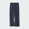 Pantalones anchos elegantes para mujer | A rayas | Talla alta Pantalones anchos elegantes para mujer | A rayas | Talla alta