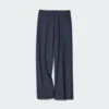 Pantalones anchos elegantes para mujer | A rayas | Talla alta Pantalones anchos elegantes para mujer | A rayas | Talla alta