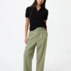 Pantalones anchos plisados para mujer Pantalones anchos plisados para mujer