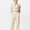 Pantalones anchos plisados para mujer Pantalones anchos plisados para mujer