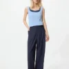 Pantalones anchos plisados para mujer Pantalones anchos plisados para mujer