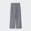 Pantalones anchos plisados para mujer Pantalones anchos plisados para mujer