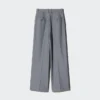 Pantalones anchos plisados para mujer Pantalones anchos plisados para mujer