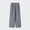 Pantalones anchos plisados para mujer Pantalones anchos plisados para mujer