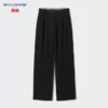 Pantalones anchos plisados para mujer | Denim Pantalones anchos plisados para mujer | Denim