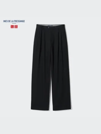 Pantalones anchos plisados para mujer | Denim