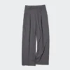 Pantalones anchos plisados para mujer | Talla alta