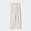 Pantalones anchos plisados para mujer | Tallas altas