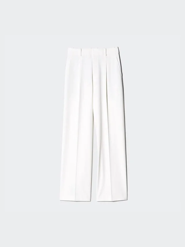 Pantalones anchos plisados para mujer | Tallas altas Pantalones anchos plisados para mujer | Tallas altas