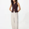 Pantalones anchos plisados para mujer | Tallas altas Pantalones anchos plisados para mujer | Tallas altas