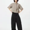 Pantalones cargo de corte acampanado para mujer Pantalones cargo de corte acampanado para mujer