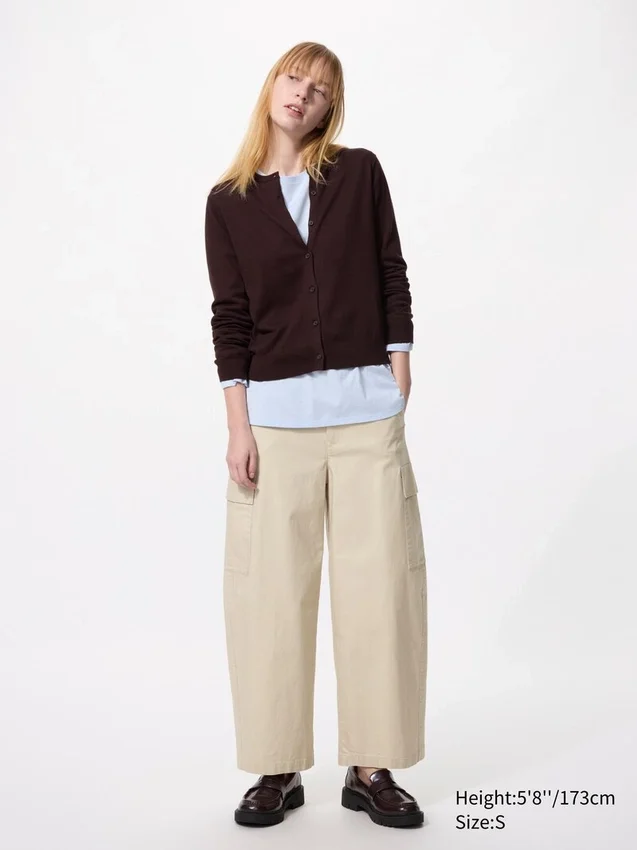 Pantalones cargo de corte recto para mujer Pantalones cargo de corte recto para mujer