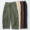 Pantalones cargo de corte recto para mujer Pantalones cargo de corte recto para mujer