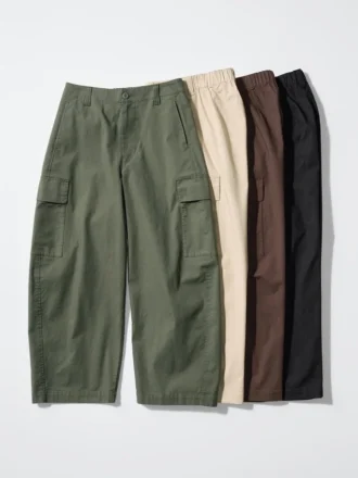 Pantalones cargo de corte acampanado para mujer