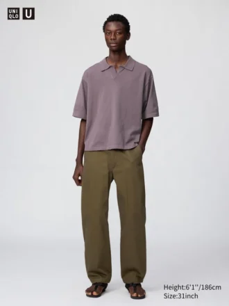 Pantalones chinos anchos para hombre Pantalones chinos anchos para hombre