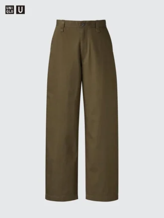 Pantalones chinos anchos para hombre