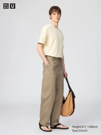 Pantalones chinos anchos para hombre Pantalones chinos anchos para hombre