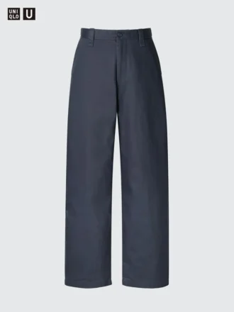 Pantalones chinos anchos para hombre