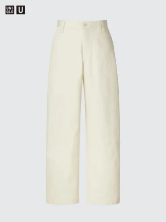 Pantalones chinos anchos para hombre