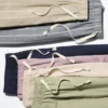 Pantalones cómodos de mezcla de lino para mujer Pantalones cómodos de mezcla de lino para mujer