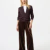 Pantalones cómodos de terciopelo suave para mujer Pantalones cómodos de terciopelo suave para mujer
