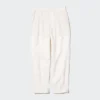 Pantalones cónicos de lino y algodón para mujer Pantalones cónicos de lino y algodón para mujer