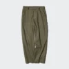 Pantalones cónicos de lino y algodón para mujer Pantalones cónicos de lino y algodón para mujer
