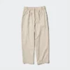 Pantalones cónicos de lino y algodón para mujer Pantalones cónicos de lino y algodón para mujer