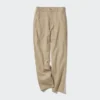Pantalones cónicos de lino y algodón para mujer | Talla alta Pantalones cónicos de lino y algodón para mujer | Talla alta