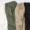Pantalones cónicos de lino y algodón para mujer | Talla alta Pantalones cónicos de lino y algodón para mujer | Talla alta