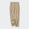 Pantalones cónicos de lino y algodón para mujer | Talla alta Pantalones cónicos de lino y algodón para mujer | Talla alta