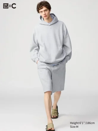 Pantalones cortos anchos de sudadera unisex | 9″
